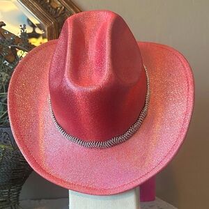 Pink cowgirl hat